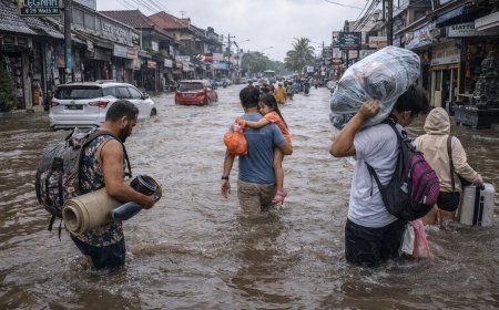 Bali Flooding Persists After Heavy Rains Prompt Red Alerts and Evacuations