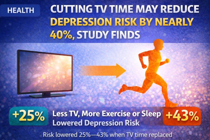 Cutting TV Time May Lower Depression Risk by Nearly 40%, Study Finds