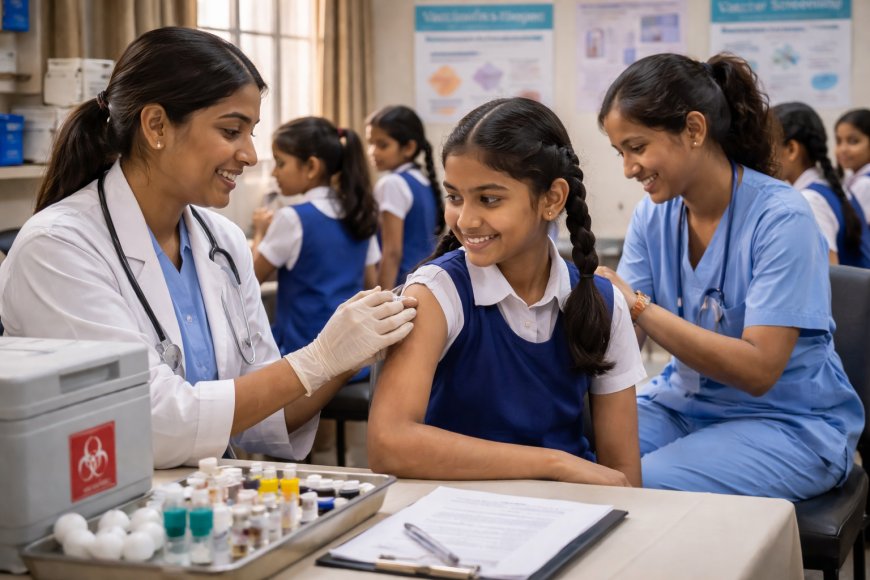India Set to Launch Nationwide HPV Vaccination Drive for Girls