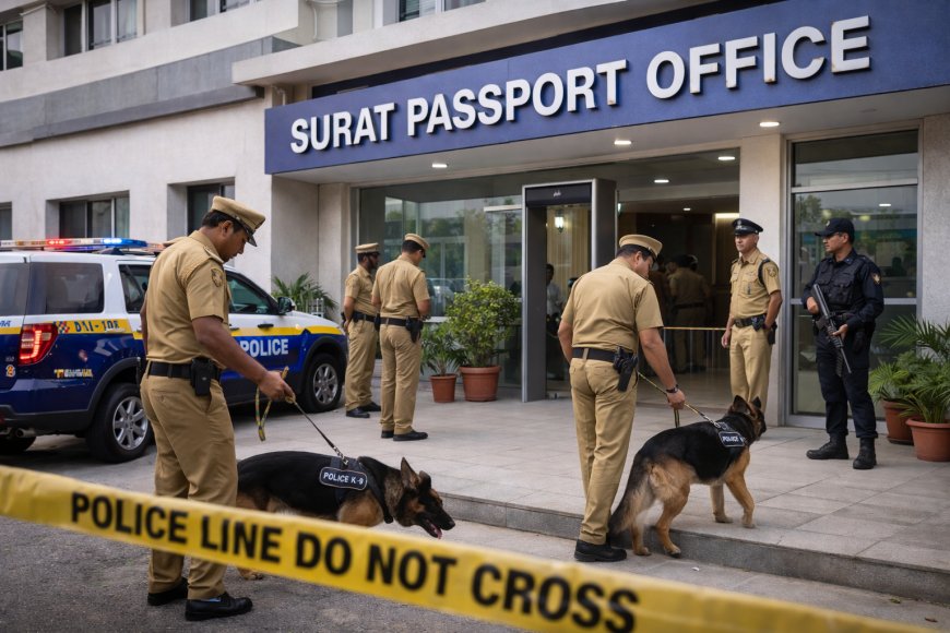 Bomb Threat Email Triggers Evacuation at Surat Passport Office